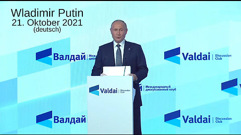 💥 Excerpt From Russian President Putin's Speech on October 22/2021 - "Wokeness is Destroying the West, it's Evil and it Destroys Values"