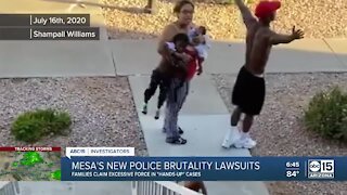 Families claim excessive force in "hands up" cases in Mesa