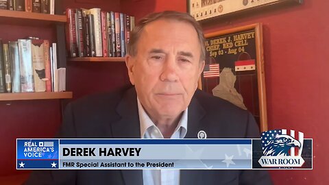 Derek Harvey On Israel: “This Is A War And We’re Treating It As If It’s Small Terrorist Incident”