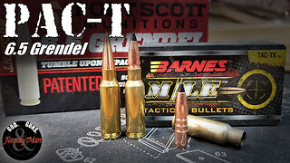 PAC-T testing 6.5 Grendel Bullets: Fort Scott Tumble Upon Impact and Barnes TAC-TX