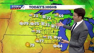 Meteorologist Josh Wurster's Saturday Forecast