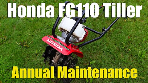 Honda FG110 Mini-Tiller | DIY Oil Change & Annual Service Maintenance