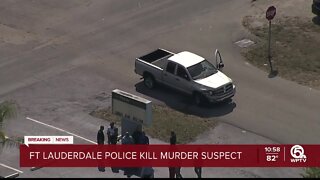 Fort Lauderdale police kill murder suspect