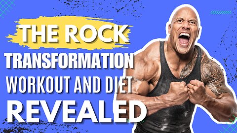 The Incredible Transformation of Dwayne Johnson | Workout and Diet Secrets Revealed!