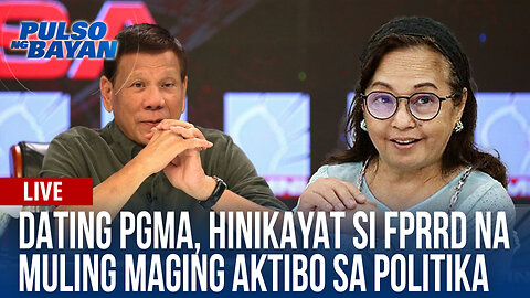 Dating Pang. GMA, hinikayat si dating Pang. Duterte na muling maging aktibo sa politika