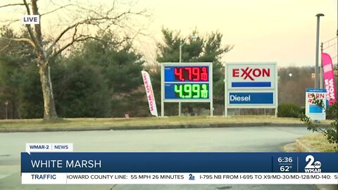 Maryland gas prices for a gallon of regular surpasses $4 overnight