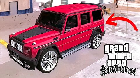 Secret Mercedes Benz G500 Car Location in GTA San Andreas (Cheat Code)