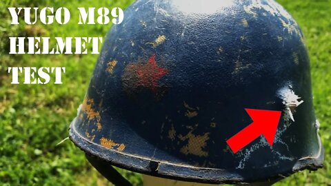 Helmet Ballistic Test: Yugoslavian M89 Kevlar Helmet