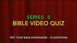 BIBLE VIDEO QUIZ GAME {Series 5} Challenge Your Friends or Small Group