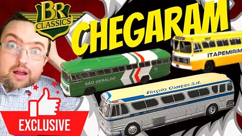 ÔNIBUS VIAÇÃO COMETA SÃO GERALDO ITAPEMIRIM EM MINIATURA BR CLASSICS