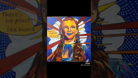 Pop Art Painting of Dorothy, Wizard of Oz