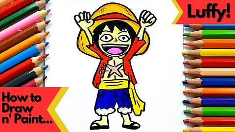 Monkey D. Luffy, Desenho, Anime One Piece em 2023  Coisas para desenhar,  Técnicas de desenho, Esboço de anime