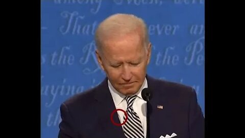 PROOF Joe Biden Wearing a Wire in Debate