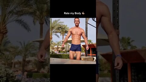 Rate his Natural Body 💪🏻 #shorts