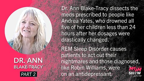 Ep. 420 - Drastic SSRI Dosage Change Can Cause Suicide, Homicide and Psychosis - Dr. Ann Blake-Tracy