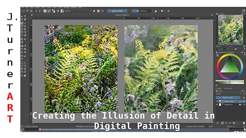 Creating the Illusion of Detail in Digital Painting