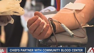 Kansas City Chiefs partner with Community Blood Center