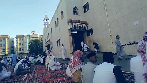 During Eid Prayer Masjid Al Noor @BaniMalik Jeddah Saudi Arabia 10 April 2024During Eid Prayer