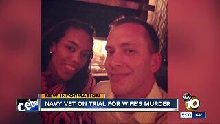Navy vet on trial for wife's murder