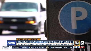Baltimore parking rates to be based on demand