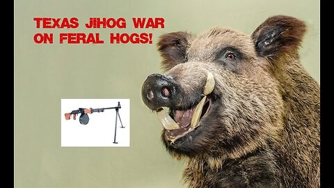 WELCOME TO THE JIHOG. TEXAS WAR ON FERAL HOGS.