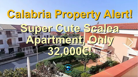 Calabria Property Alert! Super Cute Apartment in Scalea With Sea View, Only €32,000!