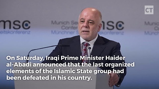 Iraq Declares ISIS Defeated