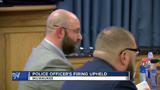 MPD officer's firing upheld