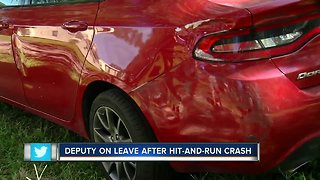 Pasco County Deputy on paid leave after hit-and-run crash