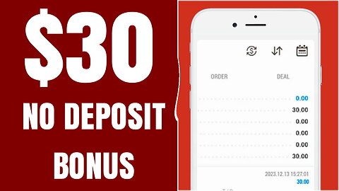 $30 No Deposit Bonus For Beginners || How To Claim $30 Welcome Bonus
