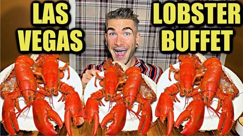 "GET HIM OUT" ALL YOU CAN EAT LOBSTER BUFFET! IT'S ONLY $65?! | The ONLY LAS VEGAS LOBSTER BUFFET