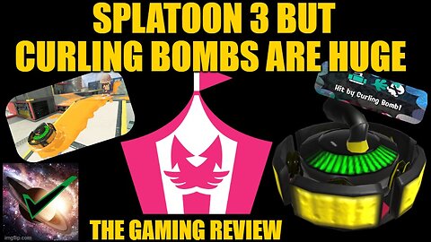 Splatoon 3 BUT Curling Bombs Are HUGE and Deadly [Splatoon 3 Curling Hurl Challenge video]