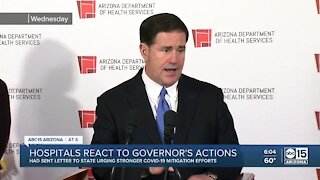 Valley hospitals react to mitigation efforts Governor Ducey did and didn't enact