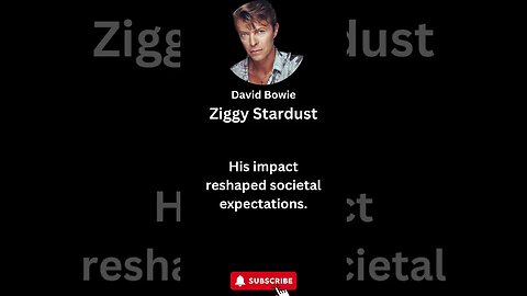3 "Ziggy Stardust: Defying Norms and Inspiring Change" #shorts #davidbowie #music