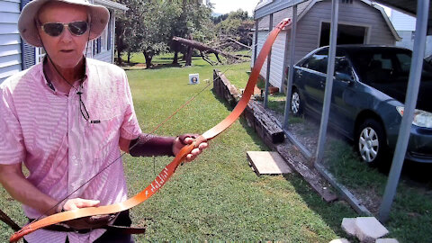 Shooting Scythian bow