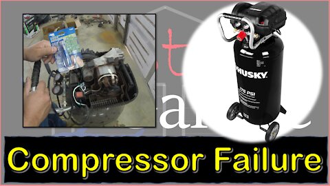 Husky 20 Gallon Air Compressor Failure Solved