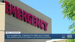 Arizona's hospital capacity projections