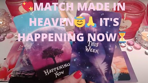 💖MATCH MADE IN HEAVEN😇🙏 IT'S HAPPENING NOW⏳ WAIT FOR THE MAGIC💌💍💘 LOVE TAROT COLLECTIVE READING ✨