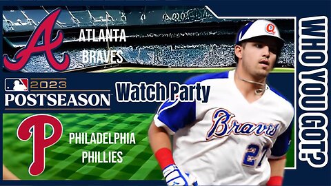 Philadelphia Phillies vs Atlanta Braves | 2023 NLDS Game 4 | Live watch party