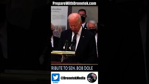 LOL: Joe Biden Has Senile Moment at Bob Dole's Memorial 😬