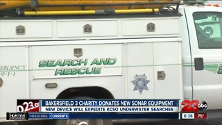 Bakersfield 3 charity donates new sonar equipment