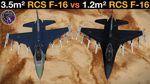 F-16 vs Low RCS F-16(HAVE GLASS coating): Air Wing vs Air Wing Battle | DCS