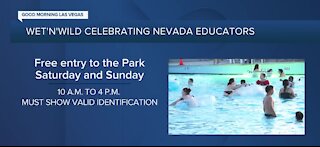 Wet'N'Wild celebrating Nevada educators