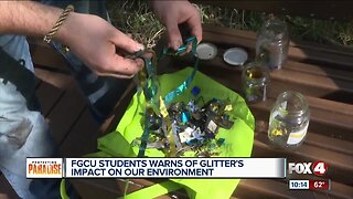 FGCU student warns of glitter's impact on our environment