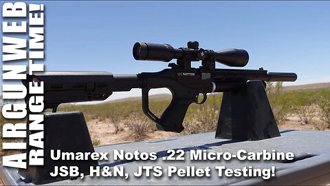 Umarex Notos .22 Regulated, Micro-Carbine PCP - Testing JSB, H&N, and JTS Pellets at 20 Yards