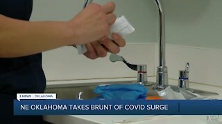 NE Oklahoma takes brunt of COVID surge