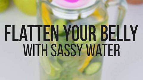 Flatten your belly with this sassy water recipe