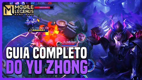 COMO TREINAR SEU DRAGÃO | YU ZHONG TUTORIAL E BUILD | MLBB