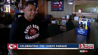 Celebrating the Chiefs Parade in Omaha