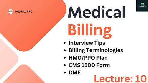 Medical Billing and Coding Basic Course | Lecture 10 | Terminologies | Definitions of Billing Terms